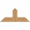 Ekena Millwork Portland Timber Gable Bracket, Western Red Cedar, 36"W x 16"H x 3 1/2"D x 5 1/2"F, 11/12 Pitch GBW036X16X0406POR00SWR - alternate 1